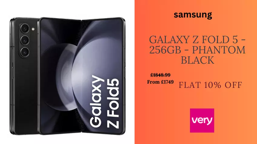 Galaxy Z Fold 5 - 256GB - Phantom Black
