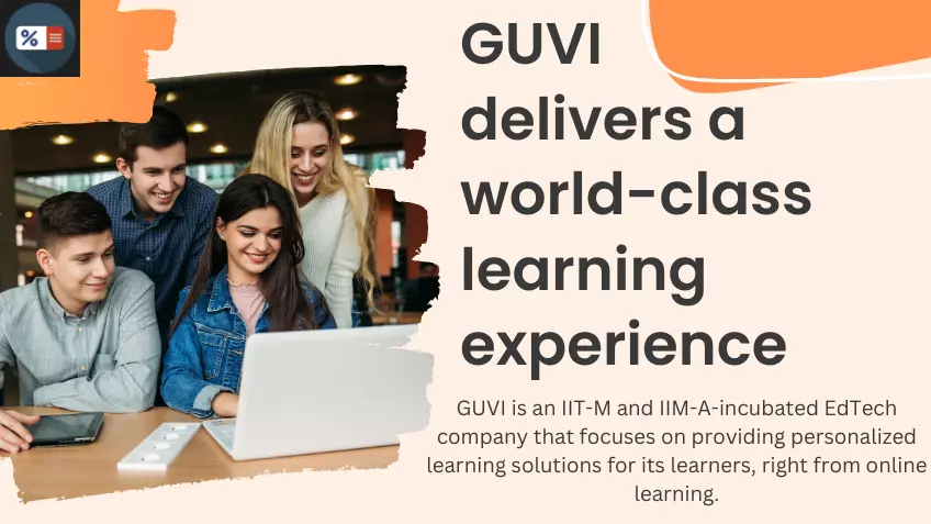 GUVI delivers a world-class learning experience