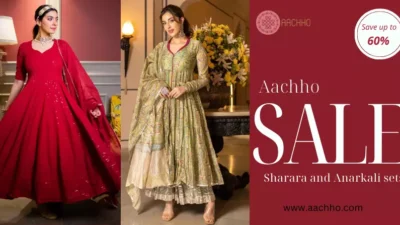 Aachho Sharara and Anarkali Sets