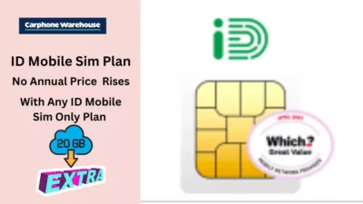 Carphone Warehouse ID Mobile Sim